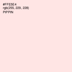#FFE5E4 - Pot Pourri Color Image